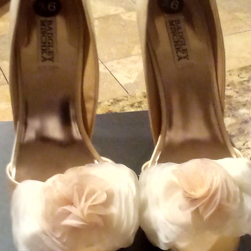 Badgley Mischka Heels NIB Blush 9.5